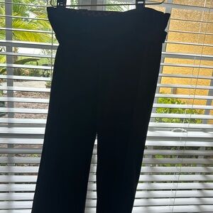Women black wool pants.